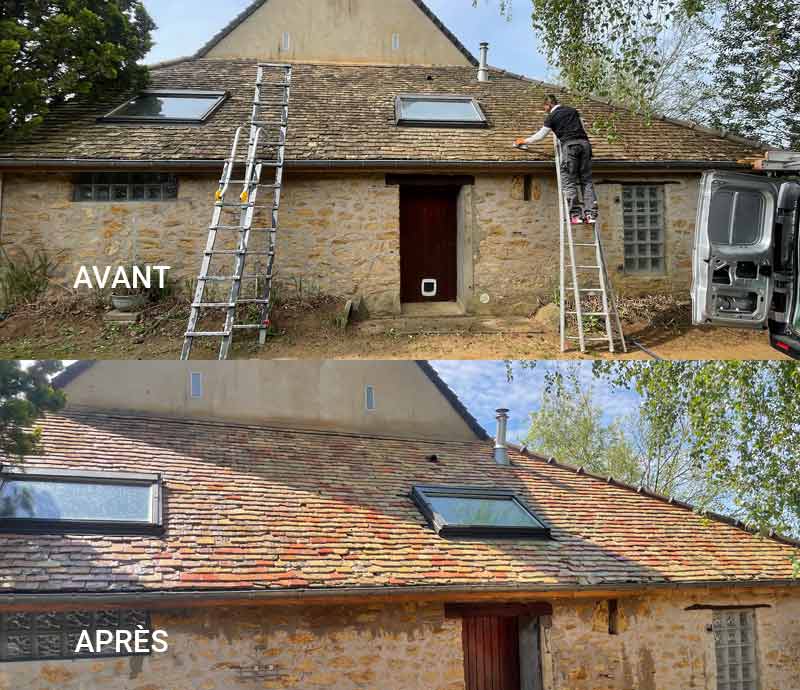 Nettoyage et démoussage toiture : Sean Blue TOITURE Couvreur en Belgique sur Charleroi …:. Nettoyage et démoussage toiture et peinture hydrofuge colorée pour toiture. Artisan toiturier en Belgique sur Namur, Charleroi, Wavre, Liège, Nivelles, Mettet, Gesves, Andenne, Durbuy, Aywaille, Esneux, Jodoigne, Gembloux, Sprimont, Uccle, Watermael-Boitsfort, Etterbeek, Erpent, Maillen …